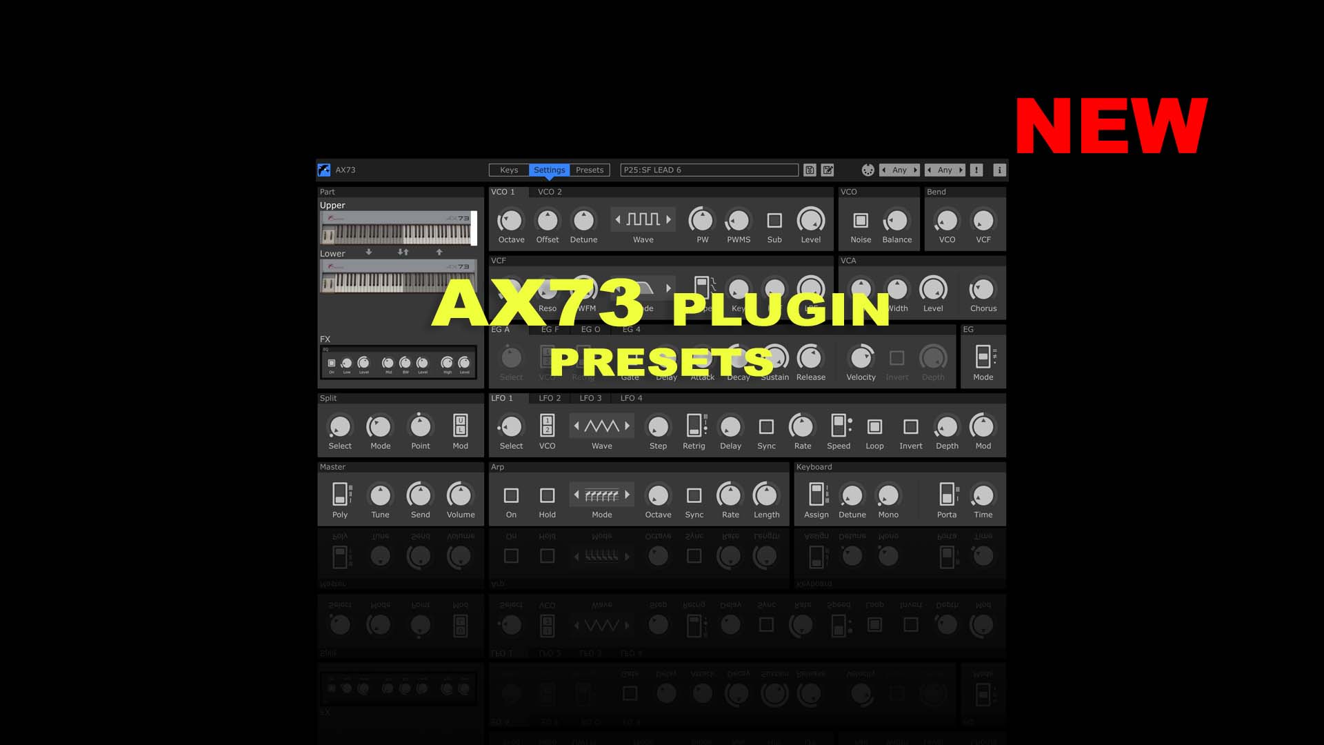 Martinic AX73 presets